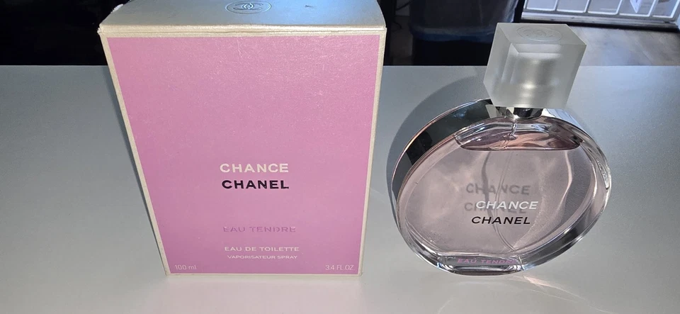 CHANEL CHANCE 3.4 oz eau de parfum spray ~ ¡Nueva caja abierta ligeramente imperfecta ~! Foto 1 de 1
