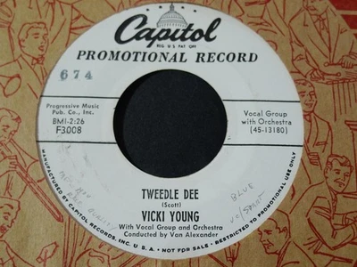 DEMO PROMO-VICKI YOUNG-TWEEDLE DEE-CAPITOL VERSION OF LaVERNE BAKER - Image 1 of 2