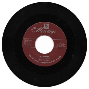The Platters: "My Prayer" / "Heaven On Earth" - original '56 - plays NM! - Picture 1 of 2