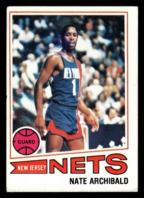 1977-78 Topps Nate Archibald #127 en muy buen estado/excelente Foto 1 de 2