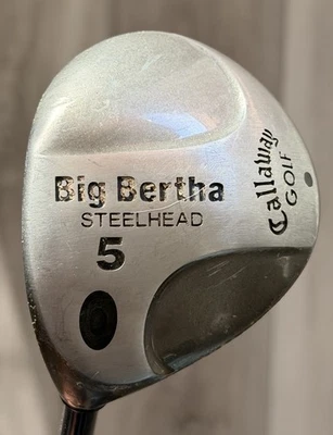Callaway Big Bertha Steelhead 5 Wood Golf Club LEFT 44.5” Firm RCH99 FREE SHIP - Image 1 of 4