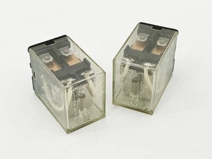 New Lot of 2 Omron LY2-0 Relay 12VDC 8 Pin - No Box - Picture 1 of 5