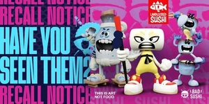 SuperPlastic Bad Sushi S1 von Janky & Guggimon 1 VERSIEGELT Blindbox Chance of Chase - Bild 1 von 4