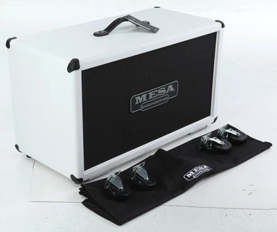 Mesa-Boogie Horizontal Rectifier 2x12" 120W Guitar Speaker Cabinet -White Bronco - Image 1 of 4