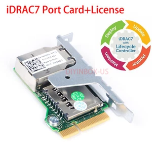 iDRAC7 Enterprise Set (Port Card & License) For PowerEdge M420 M520 R920 DX6104 - Picture 1 of 9
