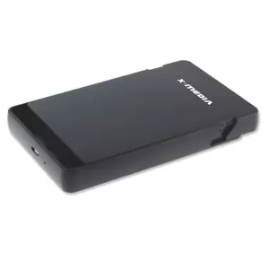 2.5" X-Media XM-EN2279 USB 2.0 External SATA HDD Enclosure (Black) - Picture 1 of 4