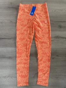 Adidas Sporthose Leggins lang tight all over print Damen Größe 36 neu Etikett - Bild 1 von 8