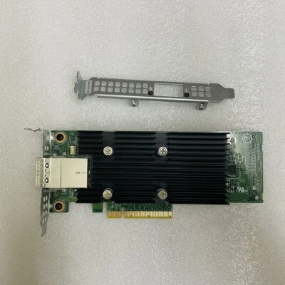 Dell 0T93GD 2PHG9 12G SAS HBA High Profile Dual Port Host Bus Adapter 9300-8E - Image 1 of 4