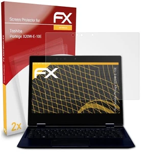 Film de protection d'écran atFoliX 2x pour Toshiba Portege X20W-E-10E mat et antichoc - Photo 1/8