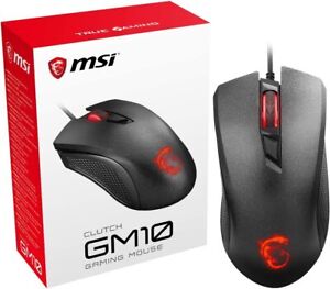 MSI Clutch GM10 PC Gaming Mouse PC/Mac 2 Button Brand New Boxed