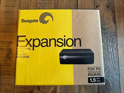 Seagate Expansion 1.5TB USB 2.0 Drive 9SF2A6-500 + Power Supply + Cable - Image 1 of 4