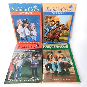 The Saddle Club Books Bonnie Bryant #34 58 77 91 Vintage 1994–1998 Set - Picture 1 of 17
