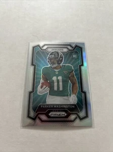 2023 Panini Prizm Rookie Variation Silver Prizm #331 Parker Washington (RC) - Picture 1 of 2