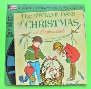 Disneyland 1976 Los doce días de Navidad 33 discos + 28 pg libro de cuentos XLlnt - Imagen 1 de 10