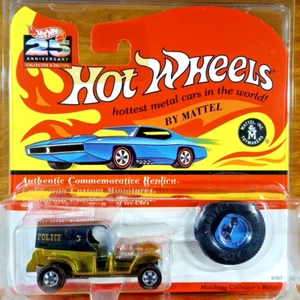 Hot Wheels 25th Anniversary Redline Paddy Wagon Metallic Gold China 1994 - Picture 1 of 3