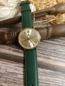 TITONI AIRMASTER 21 JEWELS TITOFLEX RARE SILVER ROMAN INDICES DIAL MEN'S WATCH - Picture 1 of 24