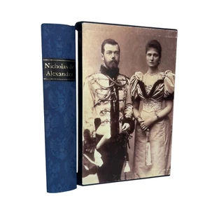 Nicholas Alexandra Hardcover Book Robert K Massie Folio Society 1st Ed 2002 Read - Imagen 1 de 14