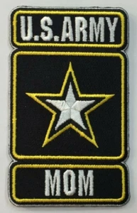 PARCHE DE MAMÁ ESTRELLA DEL EJÉRCITO DE EE. UU. Parche de hierro/costurado 4"" X 2,5"" aprox. - Imagen 1 de 1