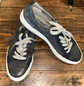 Paul Green Gray Suede Leather Athletic Sneakers Size US 7.5 /UK 5 - Picture 1 of 6