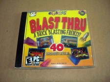 eGames BLAST THRU COMPUTER PC GAME  FOR WINDOWS 98/ME/2000/XP 40 EXPLOSIVE LEVEL