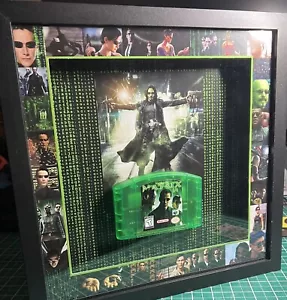 The Matrix Nintendo 64 Game Frame Wall Art Collectable Version 2 - Picture 1 of 9