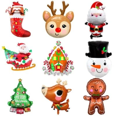 Party Props Christmas Foil Balloon DIY Christmas Animal Balloon  Christmas - image 1 of 4