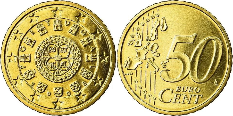 50 céntimos de euro Portugal 2006 * Unc Foto 1 de 1