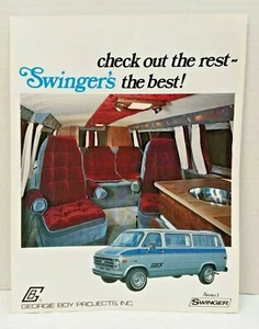 1980 Chevrolet SWINGER CONVERSION VAN Dealership Sales Brochure 80 Chevy OEM - Picture 1 of 4