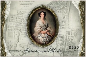 ALANDINSELN. 2011. 1€. Mariehamn. Goldaufdruck. Nummeriert, MNH (BL13v) - Bild 1 von 1