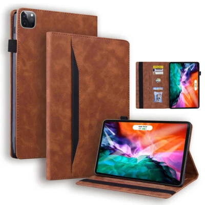 For iPad Air Pro 11/13 2024 7/8/9/10th Leather Case Stand Wallet Flip Card Cover - Image 1 of 4