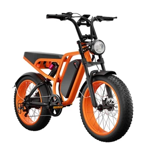 Bluvall Electric Dirt Bike 1000W 52V 20AH Mountain Bicycle 35MPH Full Suspension - Picture 1 of 34