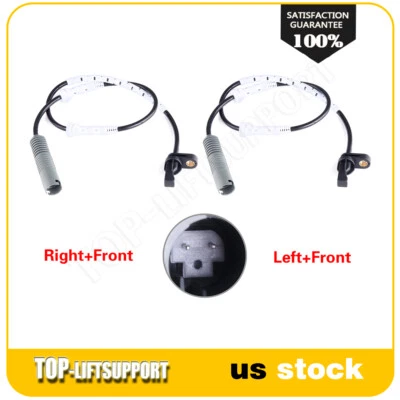 2 X Left & Right Front ABS Wheel Speed Sensor Fits BMW 128I 135I Base 2008-2012 Foto 1 de 4