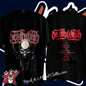Deathwish T-Shirt. New Size M Megadeth Slayer Anthrax Thrash Metal - Picture 1 of 3