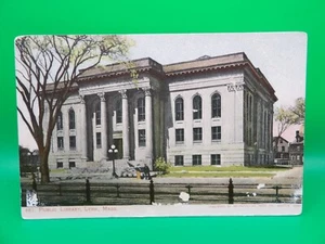 Vintage Postcard Public Library, Lynn, Mass. - Picture 1 of 2