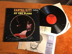 Eartha Kitt in person at the plaza! LP 1965 SIGNED mono gnp2008 Autographed jazz - Picture 1 of 11