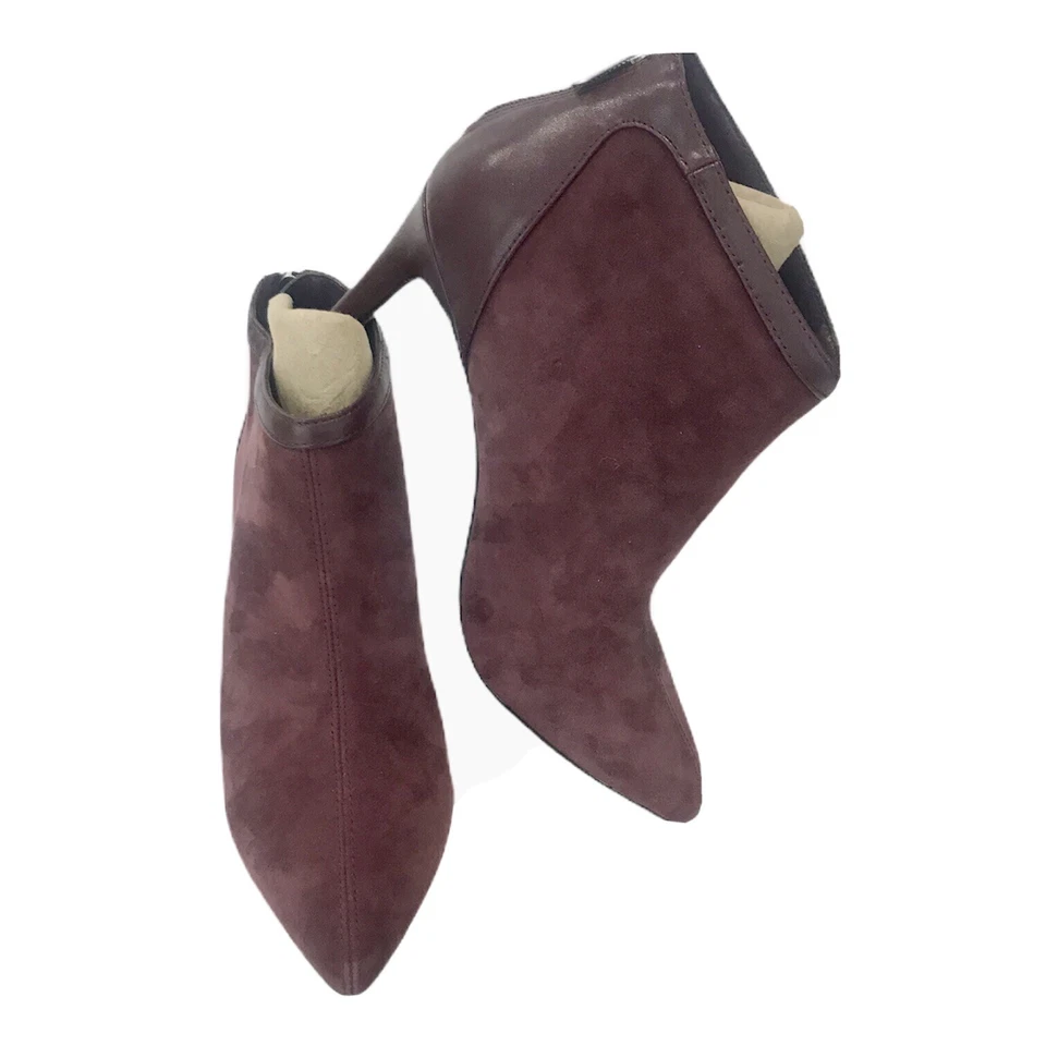 Back To School BaratoAdrienne Vittadini Borgoña Zapato Elegante Moda Talla 8M Foto 1 de 4