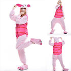 Unisex Adult Winnie The Pooh Flannel Onesie11 Cosplay Costume Kigurumi Pajamas &