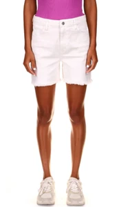 Sanctuary Women Sidewalk Jean Shorts Off White Size 32 - Picture 1 of 4