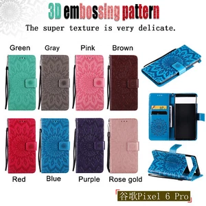 Case for Google Pixel 4XL 6 Pro Flower Pattern PU Leather Flip Wallet Case Cover - Picture 1 of 20