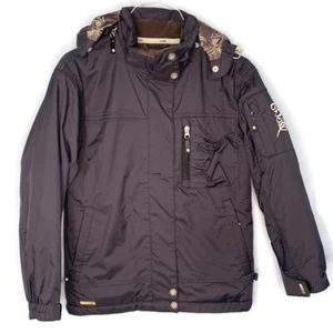 Chaqueta de snowboard de esquí de nieve O'Neill serie Freedom para niñas negra con capucha exterior M - Imagen 1 de 17