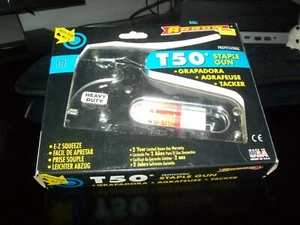 Pistola grapadora profesional de alta resistencia Arrow T50 de colección hecha en EE. UU. nueva/sellada - Imagen 1 de 2