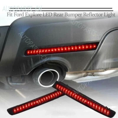 For Ford Explorer 2011-2015 rear bumper reflective brake light bar 2PCS - Image 1 of 4