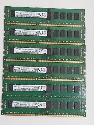 24Gb 6x4Gb Samsung M393B5273DH0-YH9 memorie ecc Server memoria ddr3-1333 #03 - Immagine 1 di 3