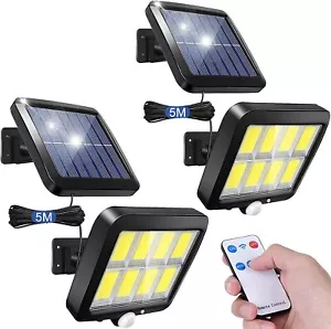 100-200LED Solar Power Wall Light Waterproof Outdoor PIR Motion Sensor Path Lamp - Picture 1 of 27