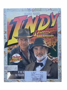 Indiana Jones and the Last Crusade: Graphic Adventure Video Game MS-DOS BIG BOX - Picture 1 of 9