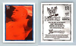 Kane #131 WWE Heroes 2008 Merlin Wrestling Sticker