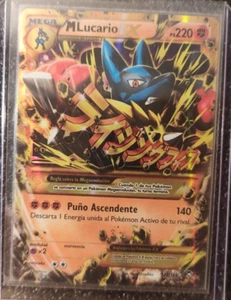 Pokemon TCG Ultra Rare Secret Card MLucario EX 113/111 Puños Furiosos Spanish - Foto 1 di 2