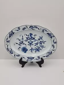 Plato ovalado azul Danubio 14" marca de pancarta de cebolla azul - Imagen 1 de 13