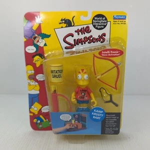 Playmates The Simpsons KAMP KRUSTY BART Figure World of Springfield 2000 - Picture 1 of 11