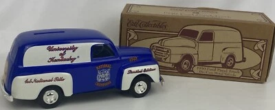UK Kentucky Wildcats 1950 Ford Panel Truck '48 Champions 2000 Ertl DIECAST Bank - Image 1 of 4